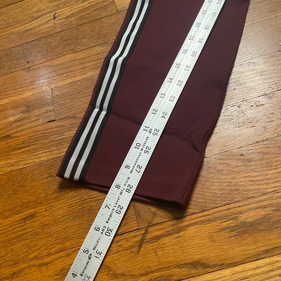 rag & bone Burgundy Side-Stripe Tailored Pants – Size 10 - Picture 6 of 9